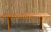  Product image 3 of the product “Natural Wood Table suar with wodden legs, 256cm length, 85cm widt, 78.5cm height. Table top 7cm thickness ”